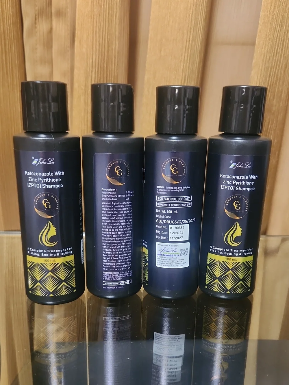 Set of 4 (four) Anti Dandruff Shampoo without boxes